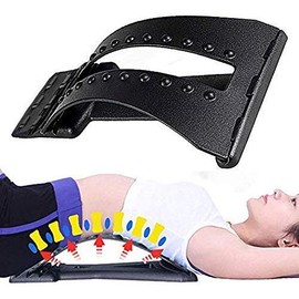 FIZLOZ Stretch Equipment Back Massager Magic Stretcher Fitness Lumbar Support Relaxation Mate Spinal Pain Relieve Chiropractor message