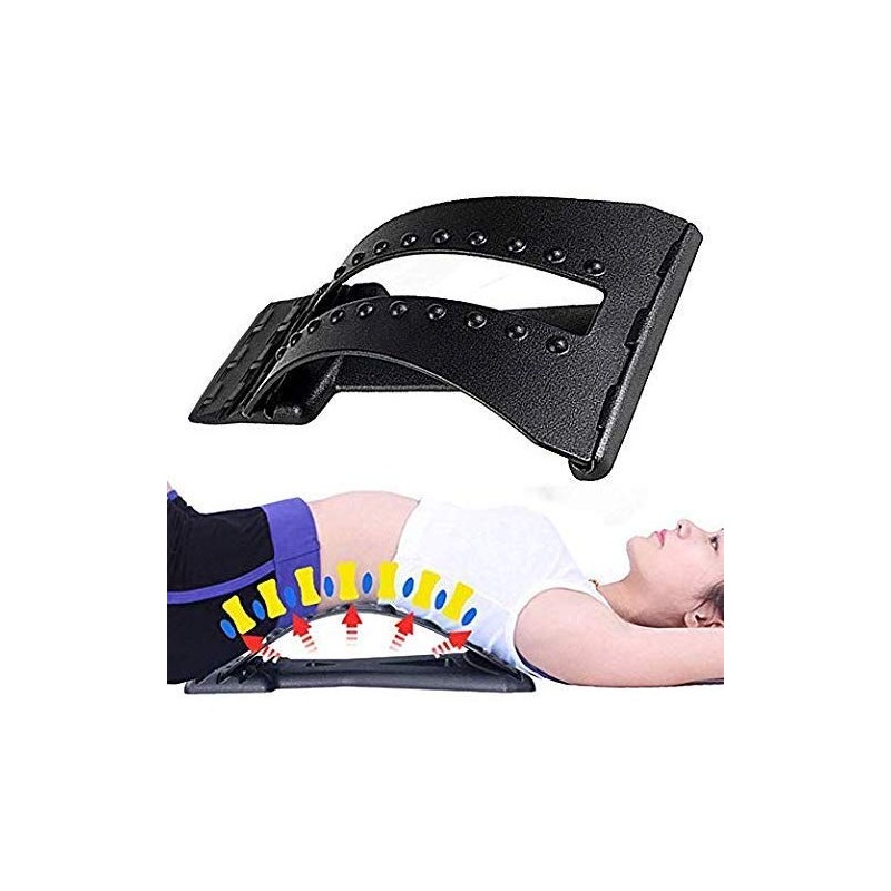 FIZLOZ Stretch Equipment Back Massager Magic Stretcher Fitness Lumbar Support