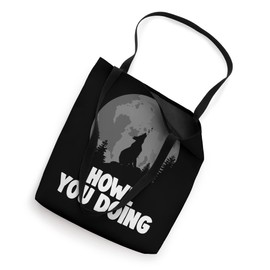 Howl You Doing German Shepherd Howling Women Doggy Moon Love Tote Bag