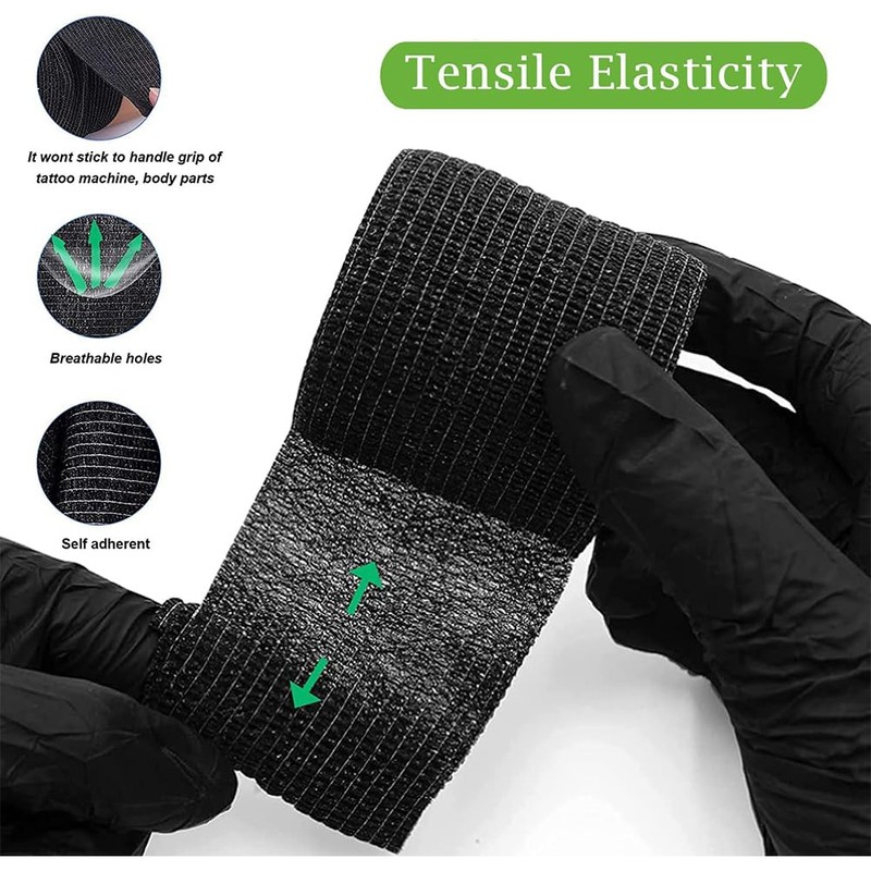 Tattoo Sensi Wrap Grip Cover Self Bandage Rolls Sports Adherent