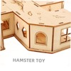 Gatuida Wooden Hamster Tunnel Maze Pet Labyrinth for Small Animals