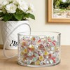 Acrylic Coffee Filter Holder with Lid, Reusable Coffee Filter Storage