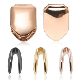 Rosenice Hip Hop Tooth Unisex Trendy Solid 14k Gold Plated Small Individual Hip Hop Teeth Grill (Golden), Brass