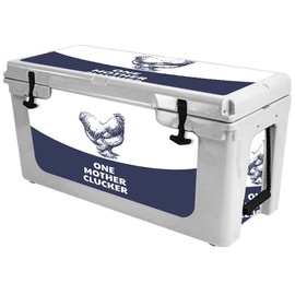 MightySkins (Cooler Not Included) Skin Compatible with RTIC 65 Cooler (2017 Model) - One Mother Clucker | Protective, Durable, and Unique Vinyl Decal wrap Cover | Easy to Apply | Made in The USA