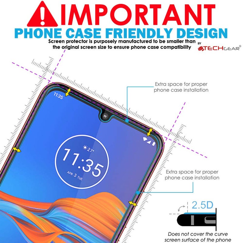 TECHGEAR GLASS Edition for Motorola Moto E6 Plus / E6s,