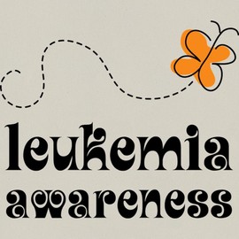 CafePress Leukemia Awareness Orange Butterfly Zipper Tote Ba Canvas Tote Top Zipper Closure