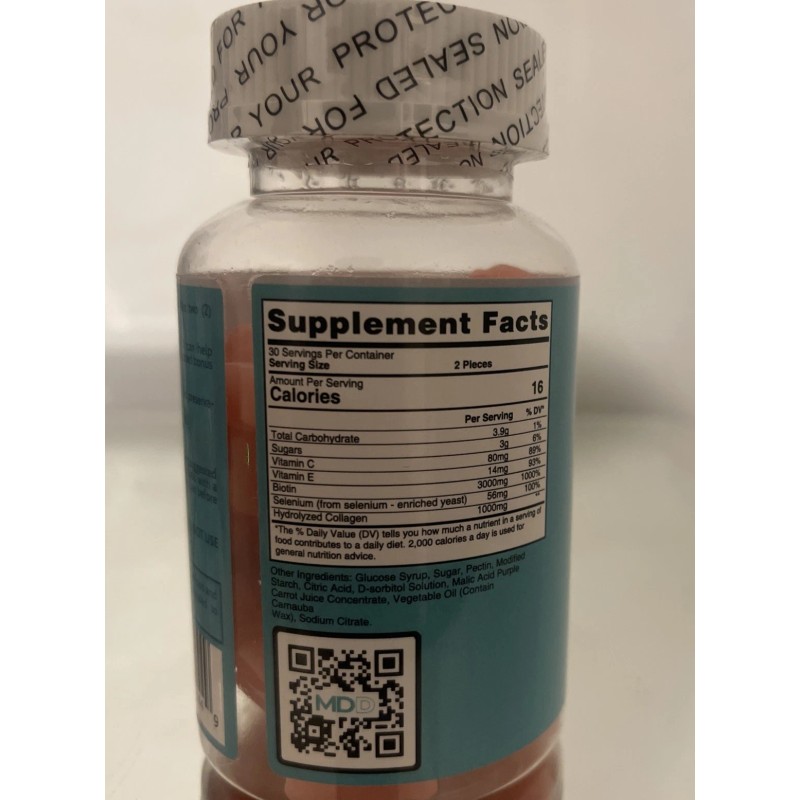 Unbranded collagen supplement Gummies Supports,youth