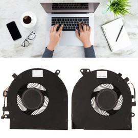 Annadue CPU Cooling Fan Replacement CPU GPU Fan for Spirit Blade 15 GTX1060 RZ09-027 RZ09-0270 RZ09-0300 4 Pin Power Connector DC 5V 0.5A (CPU GPU)