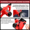 SILVEL Cement Mixer, Max 2400W Electric Concrete Mixer with 6