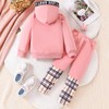 Ayzozuy Toddler Kid Girl Clothes Bear Print Drop Shoulder Hoodie