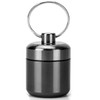 Pill Keychain Holder- Small Pill Box Waterproof Pills Fob Organizer