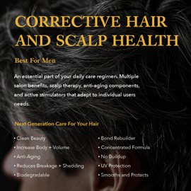 Corrective, Daily Leave In Treatment, Scalp Health & Hair Growth Topical for Men for Healthy Scalp & Hair Regrowth, 2 oz
