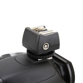 Enjoyyourcamera JJC JSC-8 Hot Shoe Flash Adapter with PC Sync Socket & 3.5mm Phone Jack Socket