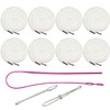 8 Pieces Drawstring Cords Replacement Drawstrings with Easy Threaders for