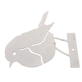 Levemolo Iron Arts Bird Decor Creative Rusty Bird Modeling Ornament for Outdoor Garden Scene Unique Animal Adornment for Lawn and Park and Safe Design