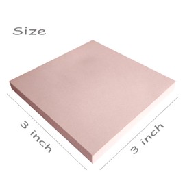 8 Pads Sticky Notes 3x3 Inches,4 Pastel Colors Self-Stick Note Pads,Easy to Post,Super Sticking Power Memo Pads,80 Sheets/Pad,Total 640 Sheets