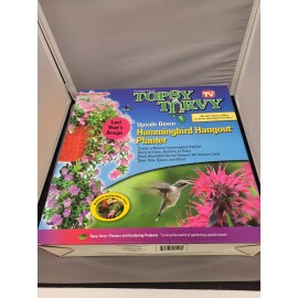 Topsy Turvy Upside Down Hummingbird Butterfly Hangout - Planter Patio Porch Kit