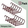 Mr. Pen- Space Saving Hangers for Clothes, 12 pcs, Mahogany