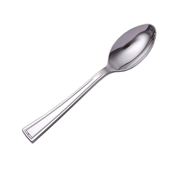 WNA Reflections 40 Count Bagged Select Spoons, Silver