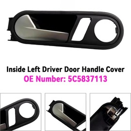 Topteng Interior Left Driver Door Handle Cover 5C5837113 for VW Beetle 2012-2014