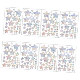 STOBAZA 4 Sets Collision Window Decals Star Stickers Aesthetic Window Stickers
