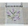 Table Runner Tablecloth Table Runner Embroidered Lavender White Beige (30