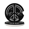 Absorbent Car Coasters for Cup Holders, 2 Pack Universal Anti