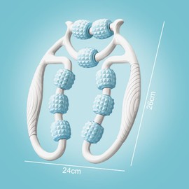 Leg Massager - Massage Roller Legs, Thin Leg Fat, Promotes Blood Circulation, Massage Roller, Suitable for Leg, Arm Massage (Blue)