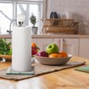 Silver Paper Towel Holder Stand, Countertop Paper Towel Roll Dispenser