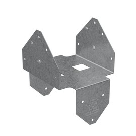 Simpson Strong-Tie BCS2-3/6 BCS Galvanized Post Cap for Triple 2X Beam, 6X Post