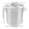 22 Quart Large Stock Pot with Lid, 304 Food Grade
