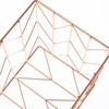 Y YOMA 1 Pack Rose Gold Hanging File Folder Organizer