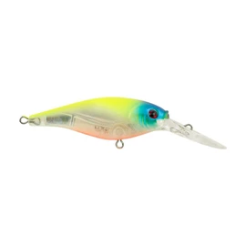 Berkley Flicker Shad Fishing Lure, Flashy Chartreuse, 3/16 oz, 2in | 5cm Crankbaits, Size, Profile and Dive Depth Imitates Real Shad, Equipped with Fusion19 Hook