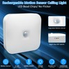 TOOWELL Rechargeable Motion Sensor Ceiling Light, Wireless Ceiling Lights Battery