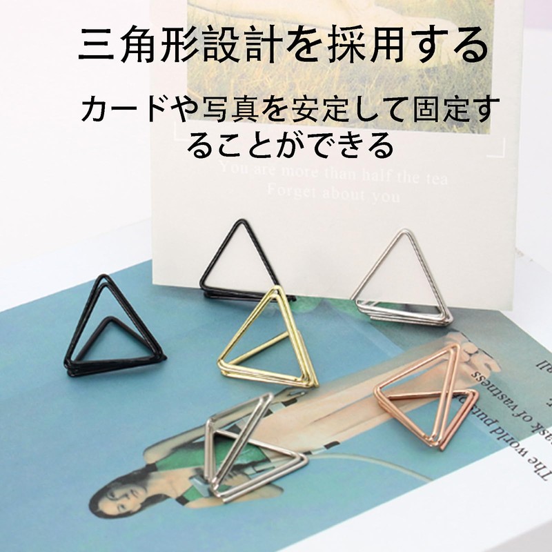 Memo Stand, Memo Clip, Holder, Stand, Metal Triangle Clip, Practical,