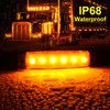 PSDRIQQ 40 Pack 6 LED Trailer Marker Light, DC12-24V Clearance