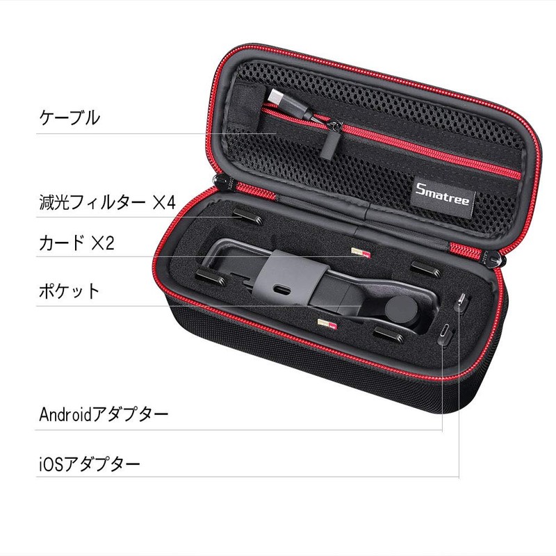 Smatree DJI Osmo Pocket 2/1 Case, Small Storage Bag 1.4
