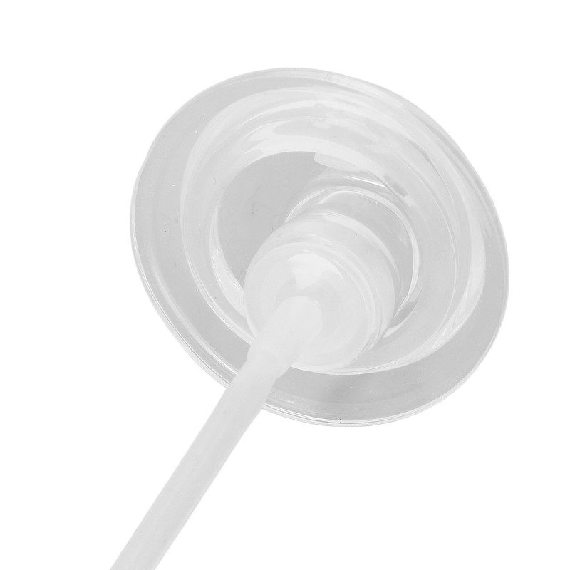 Bottle Nipple with Weighted Straw Duckbill Spout Transparent Soft Silicone
