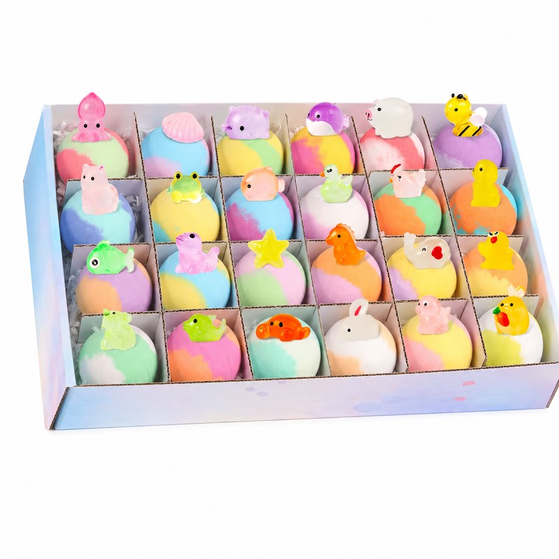 Kids Bath Bomb Set with Surprise Toys – Fizzy Bubble