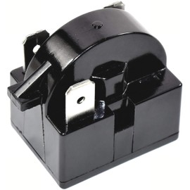Zip8-Zip 3 Pin QP2-4.7/ QP2-4R7 4.7 Ohm Refrigerator PTC Start/Starter Relay Compatible with Whirlpool, Frgidaire, Kenmore and Most Mini Fridges and Coolers