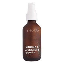 99% Natural & Organic Vitamin C Skin Brightening Moisturizing Cream for Face & Neck Tightening, Dark Spot Removal, Wrinkles, Glowing Skin. Natural Skincare for Professionals and Estheticians.