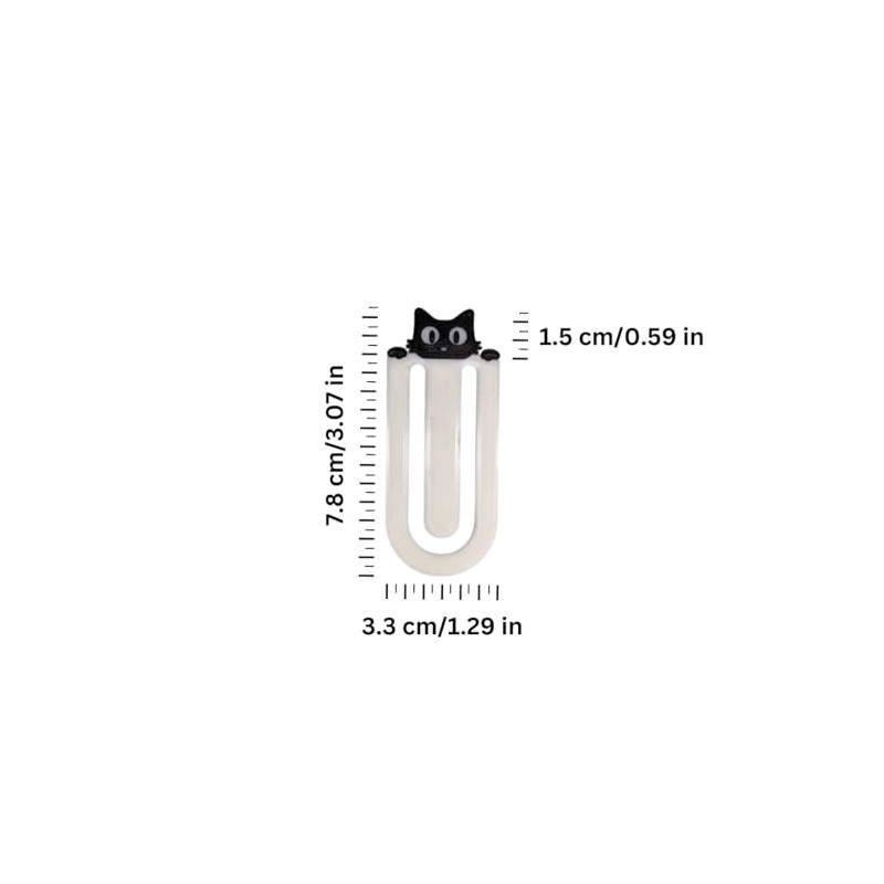 Leaf Separator Bookmark Book Cat Poking Gift
