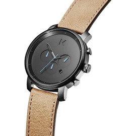 MVMT NEW MVMT Men's MC02-GML Quartz Gunmetal Dial Chronograph Watch MSRP $135