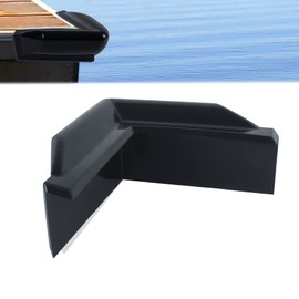 VEITHI Black Dock Corner Bumper, Vinyl 90 Degree Corner Dock Bumper, 9" L x 9" W x 5" H Dock Corner Guard-Corner Dock Fender for Marine Boat
