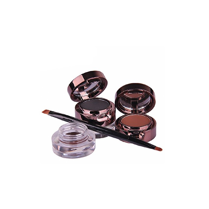 Ucanbe Cosmetics 4 in 1 Brown Black Gel Eyeliner and