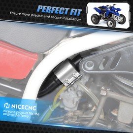 NICECNC Auspuffrohr-Klemmband passend für Yamaha Blaster 200 1988-2006, Banshee 350 1987-2006