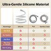Shower Hose, Ultra-Soft Silicone Shower Hose Replacement, Anti-Kink Designed Handheld