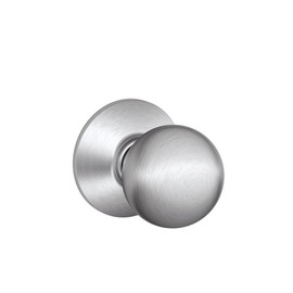 Schlage A10S ORB 626 Series A Grade 2 Cylindrical Lock, Passage Function, Keyless, Orbit Design, Satin Chrome Finish