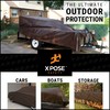 12' x 20' Super Heavy Duty 16 Mil Brown Poly