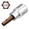 TA-VIGOR 2Pcs Hex Bit Socket, 3/8" Drive x H6 (6mm)